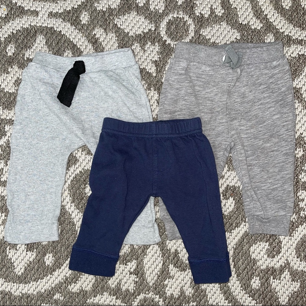 3 pairs of baby joggers, Cat & Jack, Touched by Nature